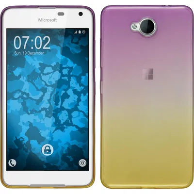 Produktbild von PhoneNatic Case kompatibel mit Microsoft Lumia 650 - Design:05 Silikon Hülle Ombrè Cover