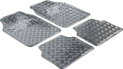 Produktbild von Walser Automatte Metallic 4-teilig Set silber, 28020