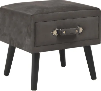 Produktbild von vidaXL Nachttische 2 Stk. Grau 40 x 35 x 40 cm Samt