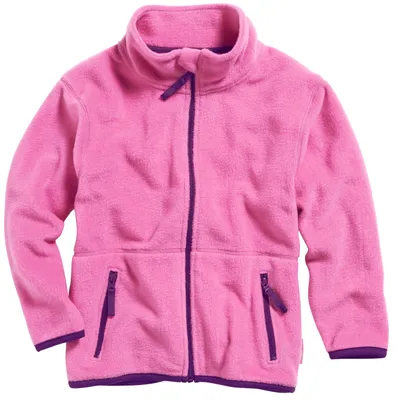 Productafbeelding van Playshoes fleecejas, uni, kinderoutdoorjas, roze, maat 164