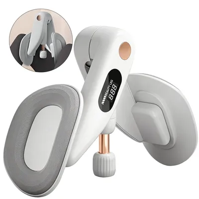 Produktbild von Innenschenkel- und Beckenbodentrainer für Frauen, verstellbarer Hüfttrainer mit LED-Zähler, kompaktes Kegel-Trainingsgerät für Zuhause, Büro und die Zeit nach der Geburt