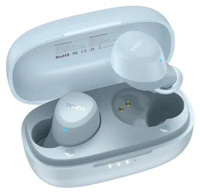 Produktbild von Bluetooth Kopfhörer In-Ear Tozo A1 mini Headset kabellos Sport 5.3 22 Std IPX5 blau