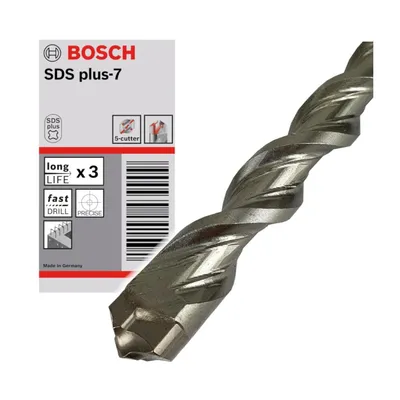 Obrázok produktu pre Bosch SDS plus 7, Rotačné kladivo, Súprava vrtákov, 1 cm, 165 mm, 10 cm, 1 kusov