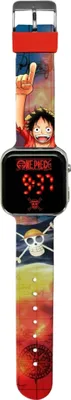 Produktbild von LED-Uhr – Lizenz für Kinder – One Piece Ruffy – Ab 4 Jahren
