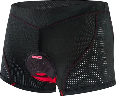 Produktbild von Herren Radhose 5D Gepolsterte MTB Fahrrad Fahrrad Unterwaesche Shorts Atmungsaktive Quick Dry Fahrradshorts (L)