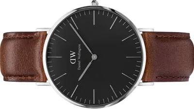 Produktbild von Daniel Wellington DW00100143 Damen-Armbanduhr, Edelstahl-Gehäuse, Leder-Armband