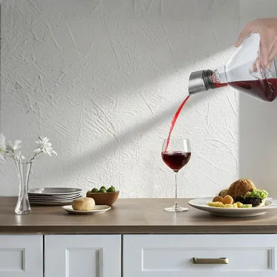 Obrázok produktu pre Karafa na víno so skleneným prevzdušňovačom - Bergdesign - 1500 ml