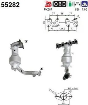 Zdjęcie produktu dla Katalizator Fiat Punto Euro 3