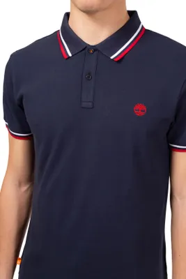 Image de TIMBERLAND - Polo slim fit à bords contrastés pour homme - Taille L