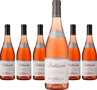 Produktbild von 6 x M. Chapoutier Belleruche Côtes-du-Rhône Rosé AOC