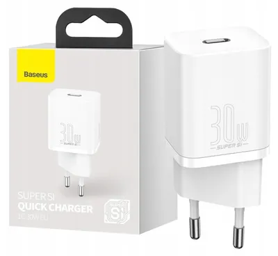 Image de Baseus Super Si Quick Charger 1C 30W (Blanc)