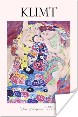 Produktbild von MuchoWow® Poster Kunst - Gustav Klimt - Die Jungfrau (1980) 40x60 cm - Plakate für die Wand - Poster Babyzimmer