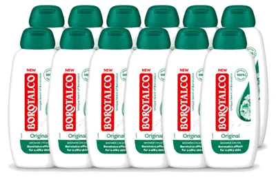 Zdjęcie produktu dla 12 sztuk żelu pod prysznic Borotalco Original, pojemność 250 ml – zestaw ekonomiczny