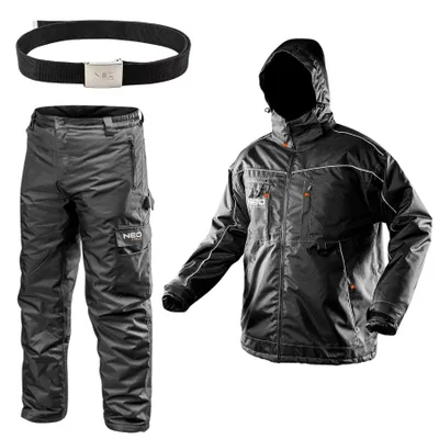 Produktbild von NEO TOOLS Thermo Männer Winter Arbeitshose oder Set mit Winter Arbeitsjacke Gr. S(48) - 3XL(58) | Gr. L/52