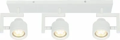 Obrázok produktu pre Trojitý biely stropný reflektor s nastaviteľným svetlom Alenis 2 3xGU10 50W REA823313-01 Reality
