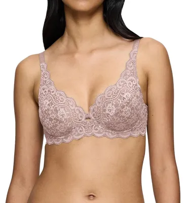 Imagen del producto de Triumph Amourette, encaje floral, copa suave, color rosa mauve, con aros, estampado, para mujer