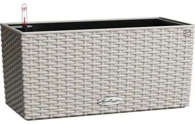 Obrázek produktu pro LECHUZA BALCONERA Cottage 40, Ozdobný truhlík, Volně stojící, Recyklovaný plast, Hnědá, Písková, Obdélník, Vnitřní/venkovní