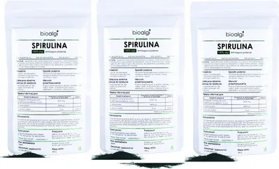 Produktbild von Nahrungsergänzungsmittel Spirulina Platensis Pulver 240G Von Bioalga - e Qualität Mit Einer Hohen Konzentration An Nährstoffen