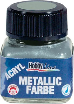 Produktbild von KREUL Acryl Metallicfarbe Silber 20 ml
