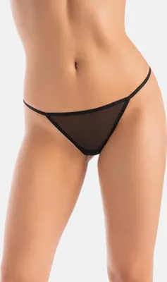 Immagine prodotto di Teyli Mesh Tanga Rosu Donna 374 nero L/XL