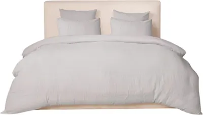 Image de Housse de couette + taies gaze de coton lave Douceur