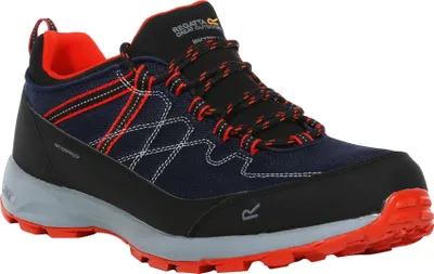 Produktbild von Regatta - Pánska turistická obuv "Samaris Lite II" RG9420 (43 EU) (Dark jeans blue/orange)