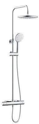 Duscharmatur mit Regenbrause 228 mm und Handbrause, Chrom