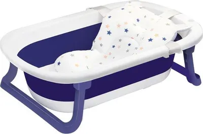 Produktbild von Famanu Babybad kompakt und vielseitig - Blau