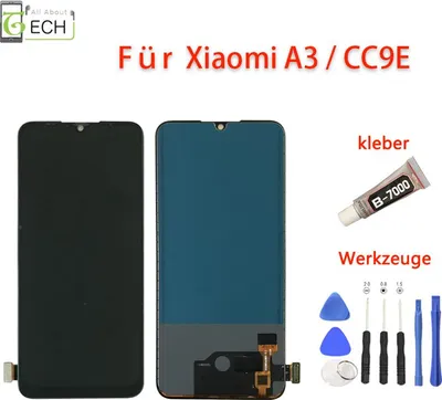 Produktbild von LCD Display für Xiaomi Mi A3 TFT CC9E M1906F9SH M1906F9S Touch Screen Bildsch...