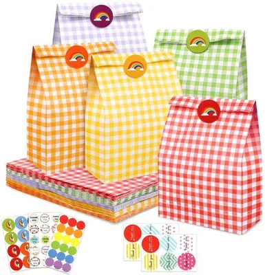 Immagine prodotto di Sacchetti regalo in cartoncino - Sacchetti di carta colorati - 15 x 8 x 23 cm