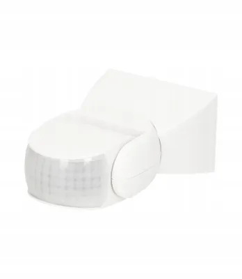 A white motion sensor is shown against a white background.