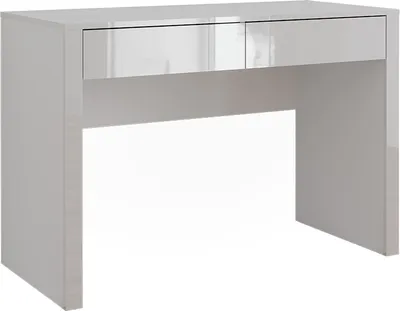 Produktbild von Schreibtisch Vicco Annabelle Weiß Hochglanz/Weiß 110 x 50 cm mit 2 Schubladen, Model 55576