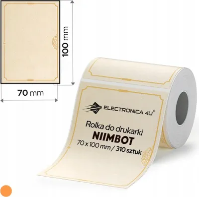 Zdjęcie produktu dla Etykiety samoprzylepne naklejki termiczne do Niimbot K3 70x100 310szt
