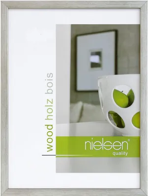 Image de Nielsen cadre photo en bois interchangeable Quadrum argent 20x30 cm