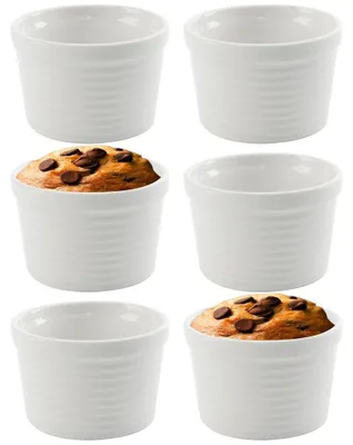 Produktbild von Orion | Ragout Fin Förmchen 6er Set - 250 ml - Ø 10,5 cm - Porzellan - Weiß - Spülmaschinenfest