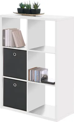 Produktbild von Regal >Mareen< in Weiß - 73x107x33cm (BxHxT)