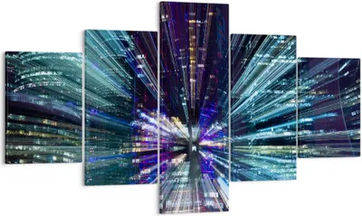 Produktbild von Bild auf Leinwand - Leinwandbild - Abstraktion modern - 125x70cm - Wand Bild - Wanddeko - Leinwanddruck - Bilder - Kunstdruck - Wanddekoration - Leinwand bilder - Wandkunst - EA125x70-4044