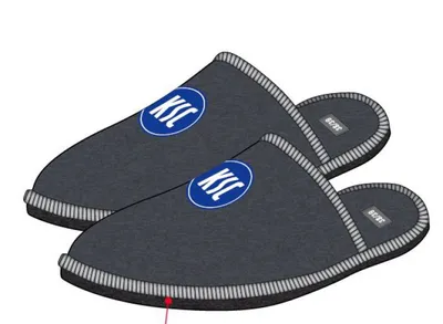 Produktbild von Pantoffeln Gr. 37/38 KARLSRUHER SC KSC