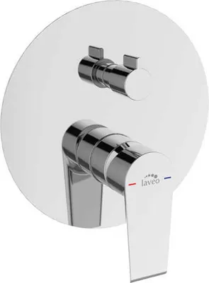 Produktbild von Design Unterputz-Brausearmatur mit Umstellventil Chrom