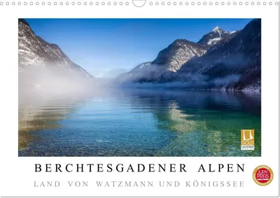 Produktbild von Berchtesgadener Alpen - Land von Watzmann und Königssee (Wandkalender 2027 DIN A3 quer), CALVENDO Monatskalender