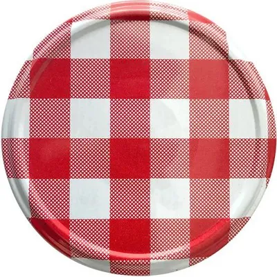 Obrázok produktu pre Viečko na zaváracie poháre 10ks, 82mm, motív kocky