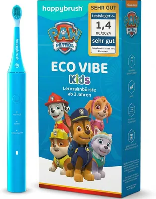 Produktbild von Elektrische Kinderzahnbürste im Paw Patrol Design mit Timer, sanfter Schallreinigung & 4 Wochen Akku für tägliche Zahnpflege