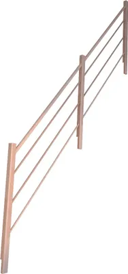 Zdjęcie produktu dla Balustrada schodowa model buk 3000-drewno-design-prawo