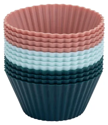 Immagine prodotto di Pirottini in silicone, set 12 pezzi, Linea Vintage