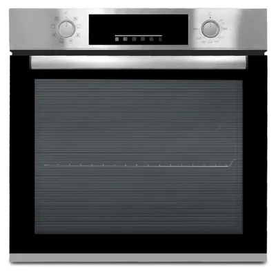 Produktbild von Beko BBSM12340X Einbau-Backofen-Set, zwei autarke Geräte: Induktionskochfeld mit 4 Kochzonen, Backofen mit 8 Heizarten
