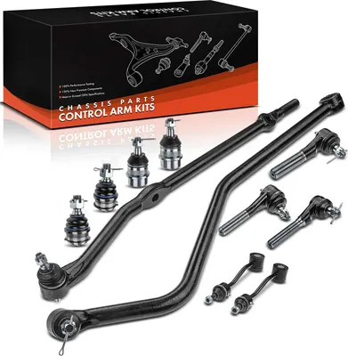 Image de Frankberg 1x Kit de Bras de Suspension (Essieu Avant) pour Jeep Wrangler II TJ 2.4L 4.0L 1998-2007