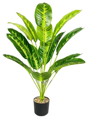 Immagine prodotto di Palma artificiale Areca, 80 cm, aspetto tropicale, adatta per interni ed esterni