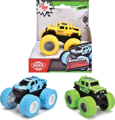 Produktbild von Simba Monster Trucks 3fach sortiert