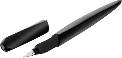 Obrázek produktu pro Pelikan Twist Calligraphy, Černá, Na náplně, Černá, Nerezová ocel, Pro praváky i leváky, Krabice