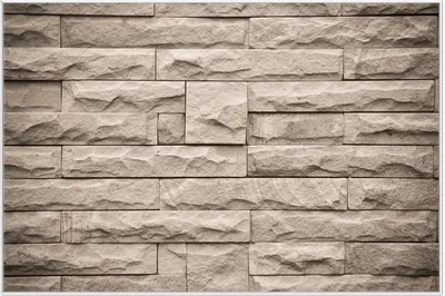 Produktbild von Wallario Wandbild Steinwand grau-braun, Größe: 61 x 91,50 cm, Poster mit weißem Aluminiumrahmen